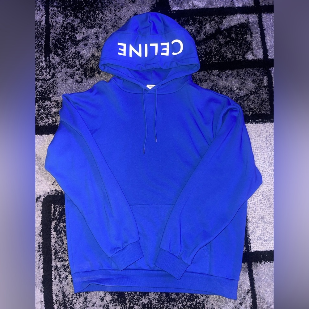 CELINE LOOSE SWEATSHIRT IN COTTON FLEECE